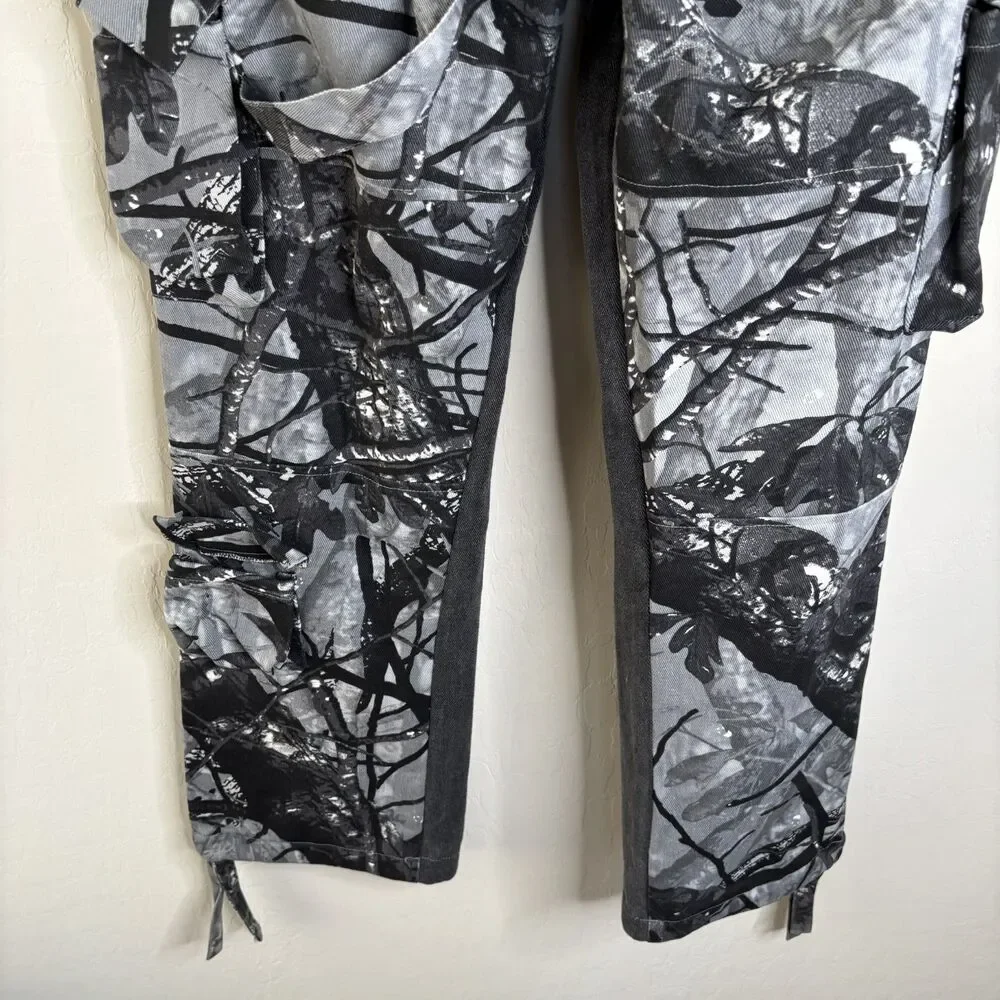 Maniere De Voir Black and Gray Flare Jeans - Picture 8 of 10